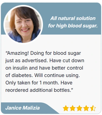 Happy individual experiencing balanced blood sugar levels